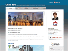 Tablet Screenshot of chrisyaw.myweb.sg