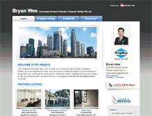 Tablet Screenshot of bryanwee.myweb.sg
