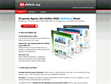 Tablet Screenshot of 96528528.myweb.sg