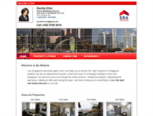 Tablet Screenshot of ceciliachin.myweb.sg