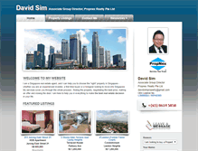 Tablet Screenshot of davidsimproperty.myweb.sg