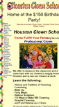 Mobile Screenshot of houstonclownschool.myweb.net