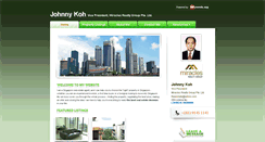 Desktop Screenshot of johnnykoh.myweb.sg