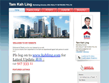 Tablet Screenshot of kahling.myweb.sg