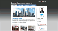 Desktop Screenshot of cynthiashaw.myweb.sg