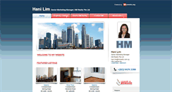 Desktop Screenshot of hmrealty.myweb.sg
