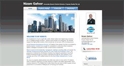 Desktop Screenshot of nizamgafoor.myweb.sg